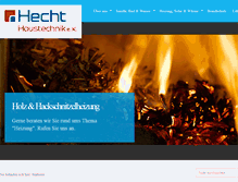 Tablet Screenshot of hecht-haustechnik.de